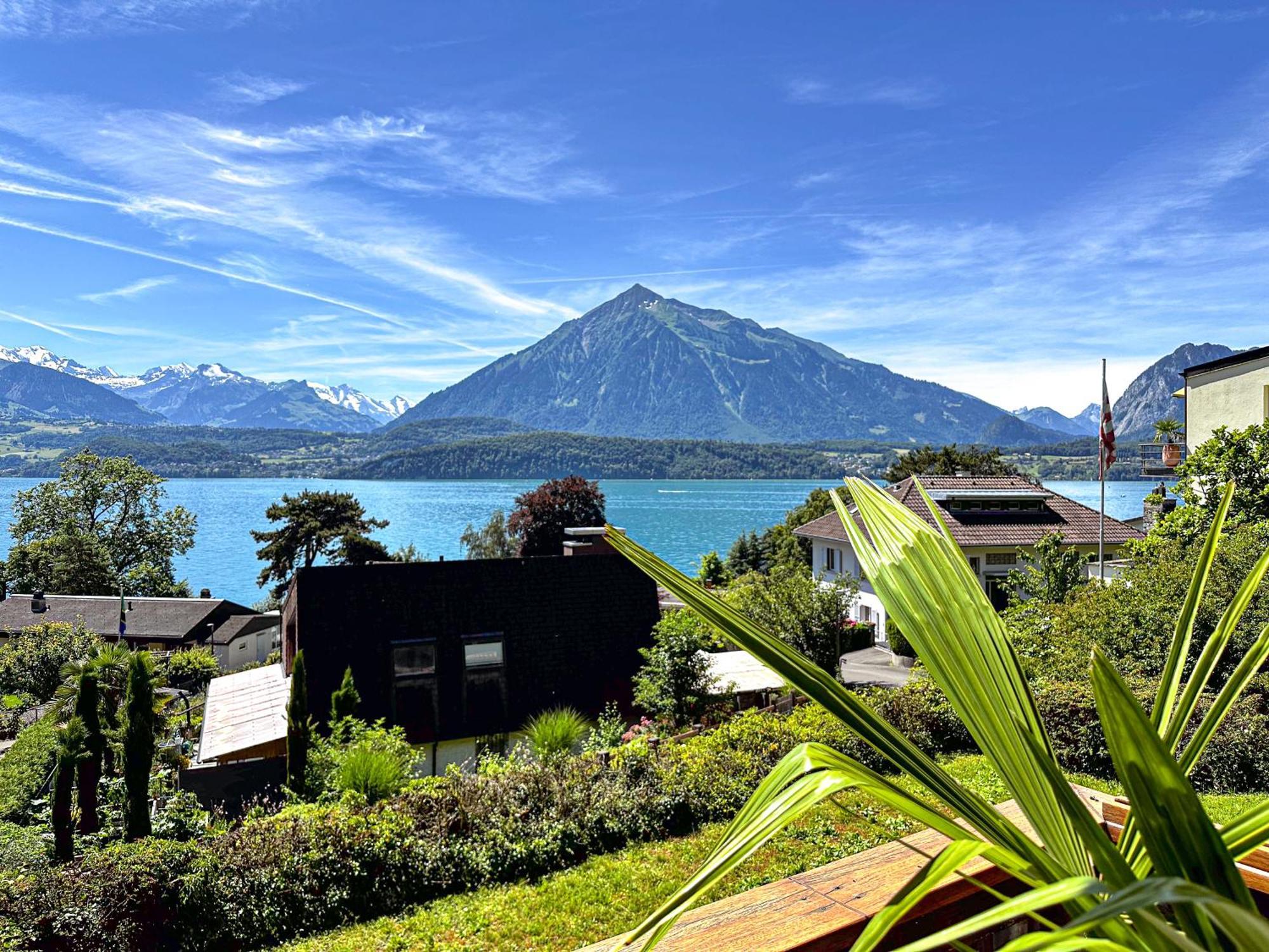 The Bluemlisalp, A Private Flat With The Of Thun View *